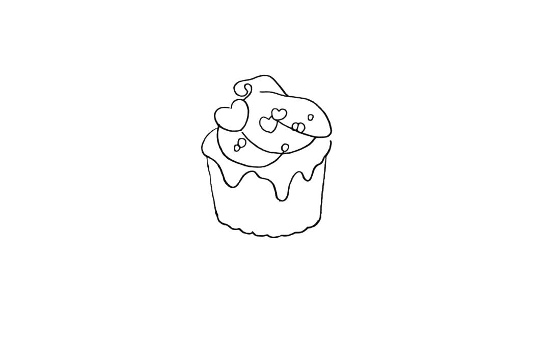 冰激凌简笔画画法步骤