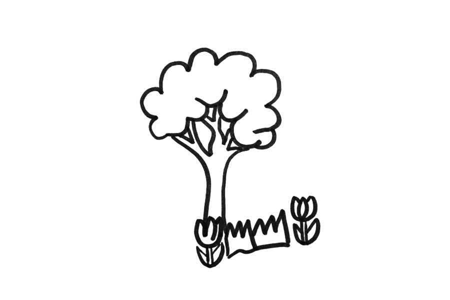 花卉树木简笔画画法