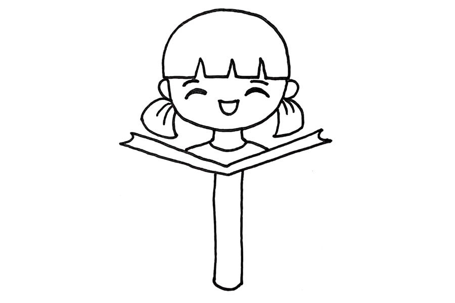 世界读书日主题简笔画