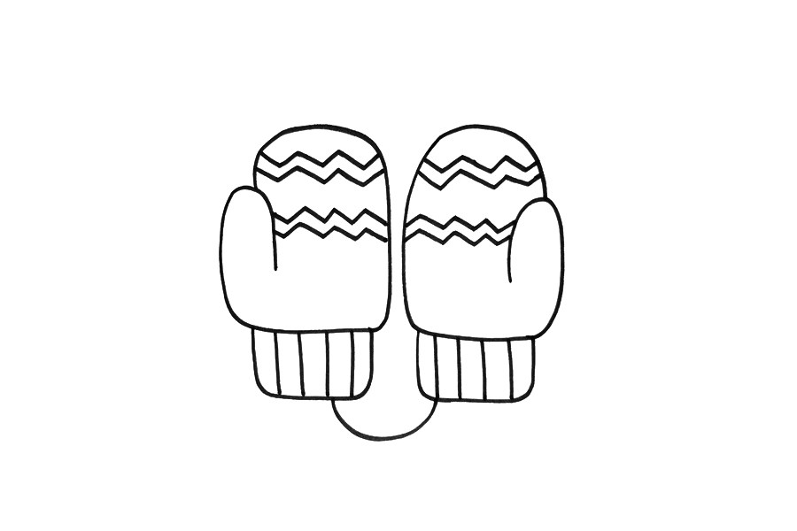 手套怎么画