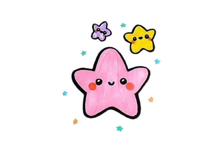 简单四步画出漂亮的星星