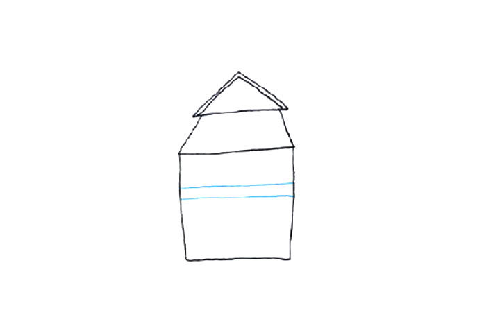 充满童趣的小房子简笔画教程5