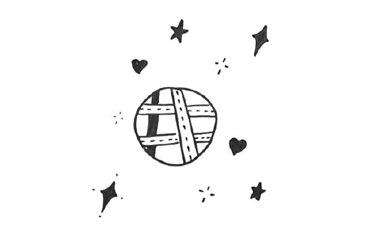 可爱星球简笔画图片