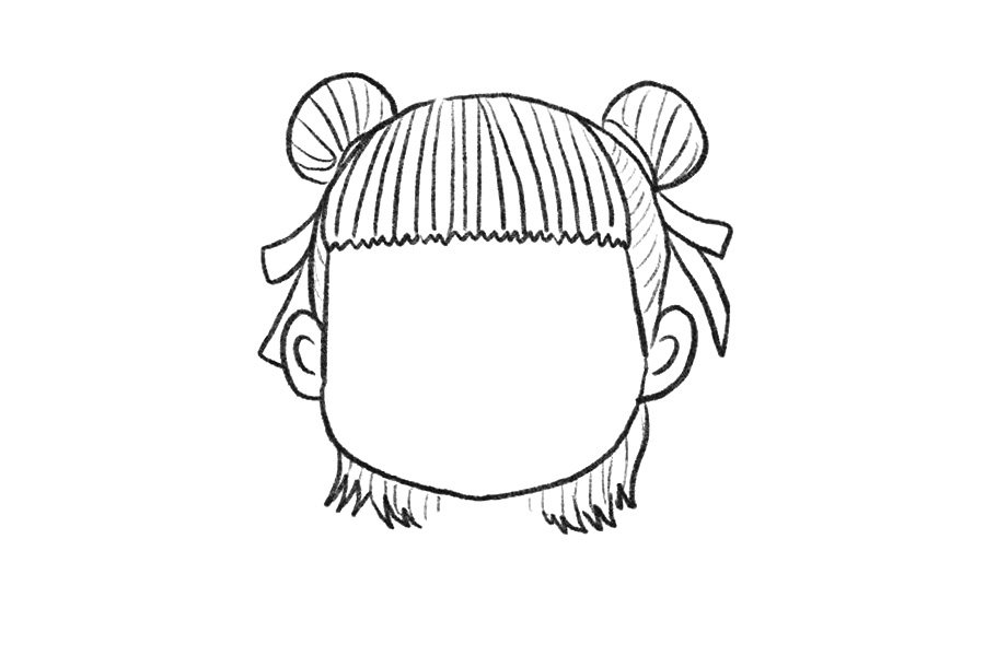 聪明活泼的小哪吒画法步骤