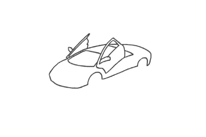 跑车怎么画
