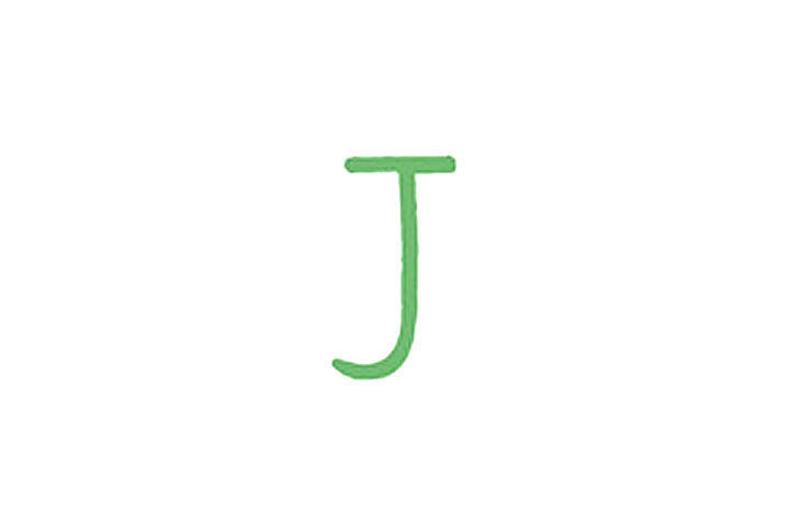 字母简笔画J小海马简笔画教程