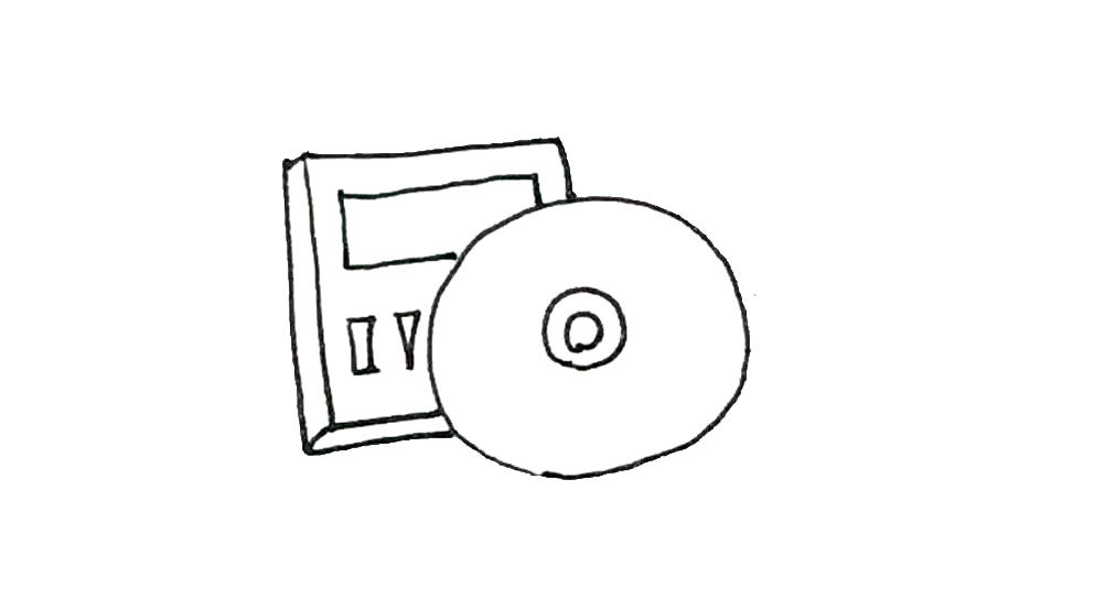 CD简笔画画法