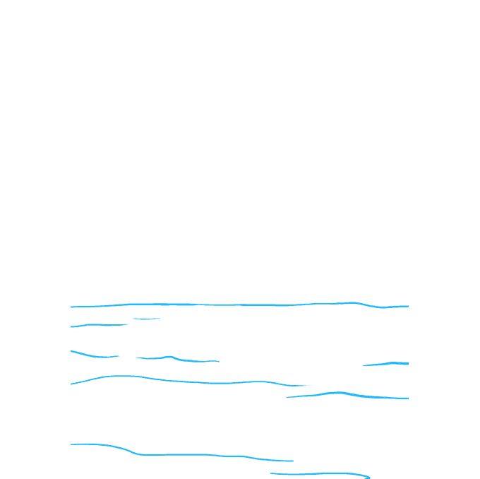 如何画海上的岛屿