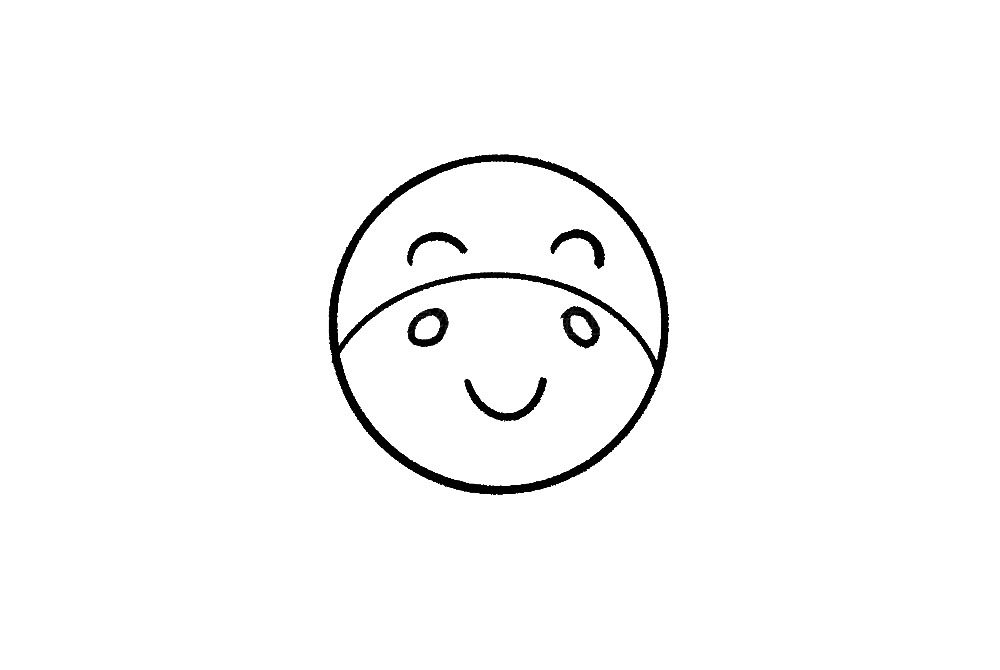 牛气冲天艺术字简笔画