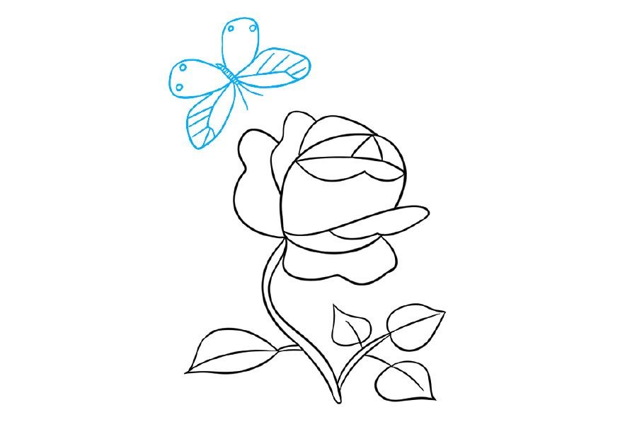 学画漂亮的小花简笔画