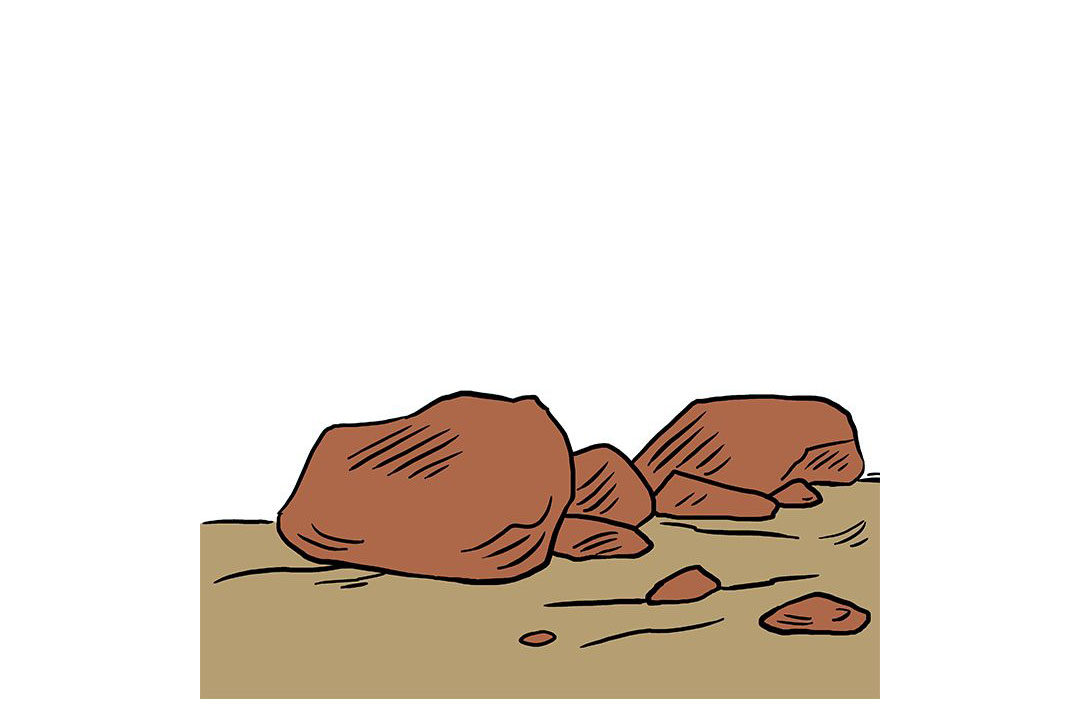 石头怎么画