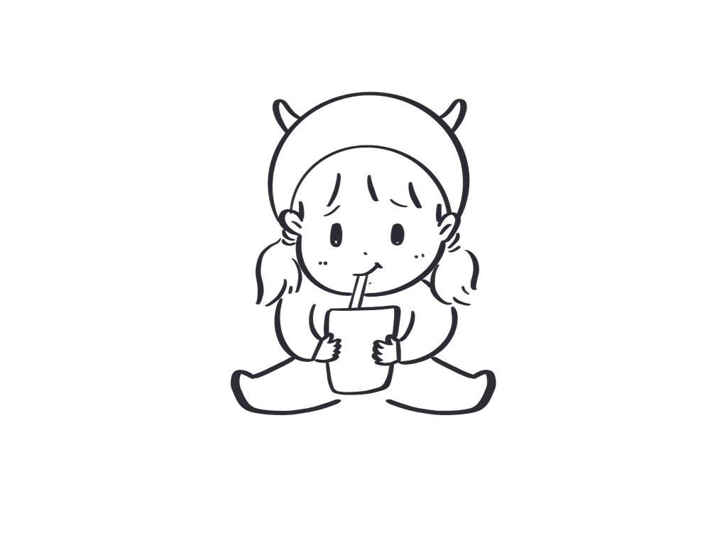 牛年发财简笔画