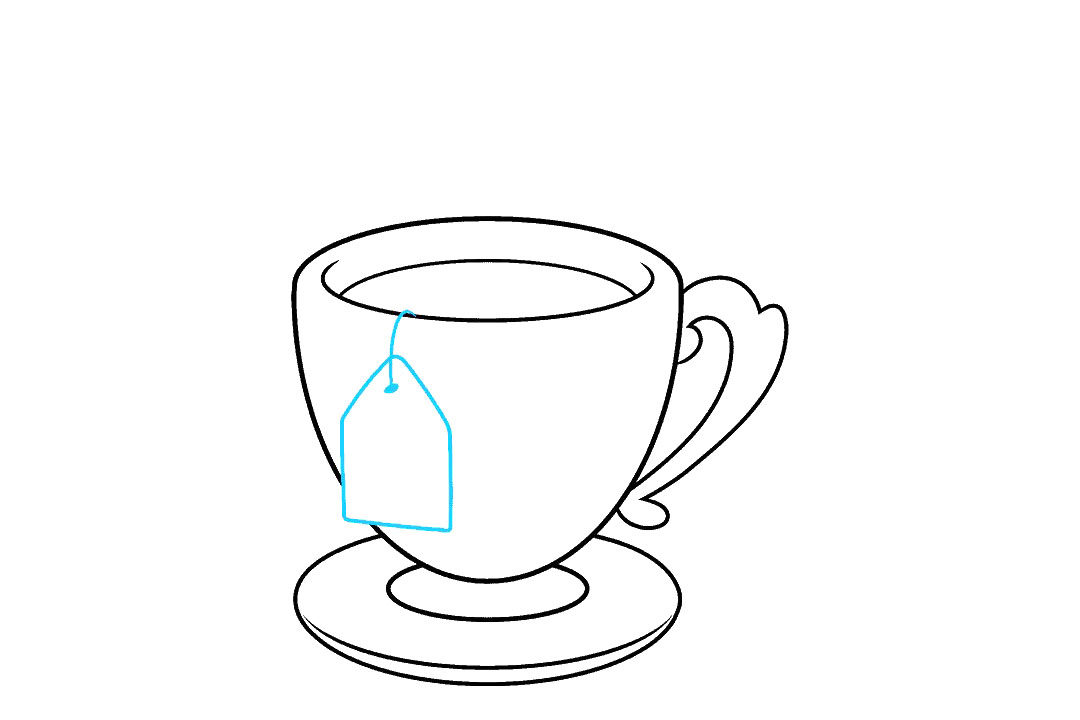 茶杯怎么画