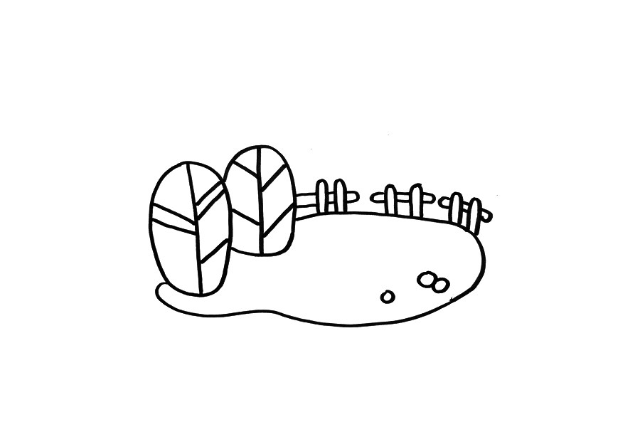春天风光简笔画画法步骤