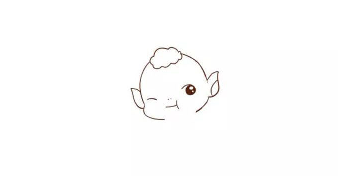 胡巴简笔画画法教程