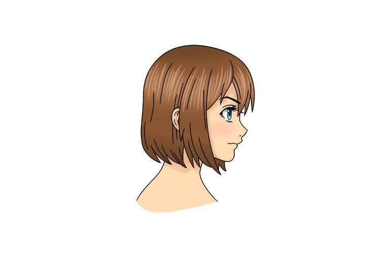 如何画短发漫画女孩