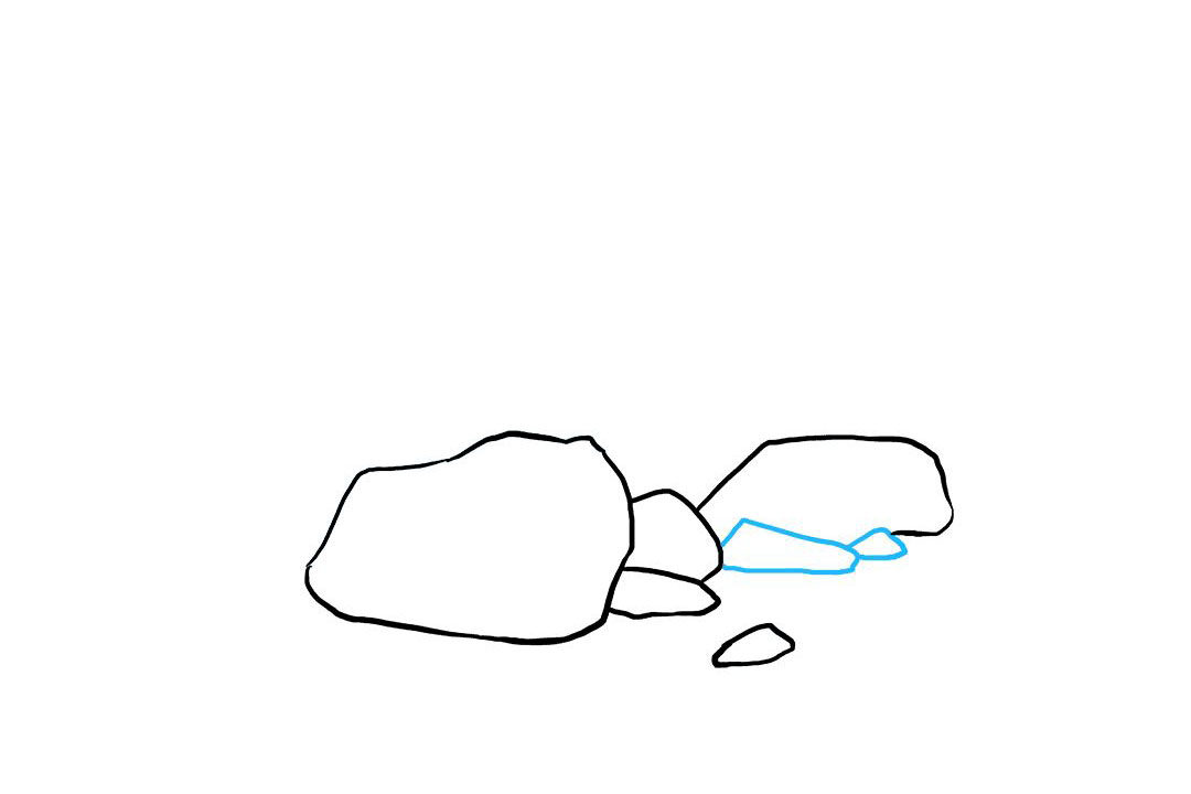 石头怎么画