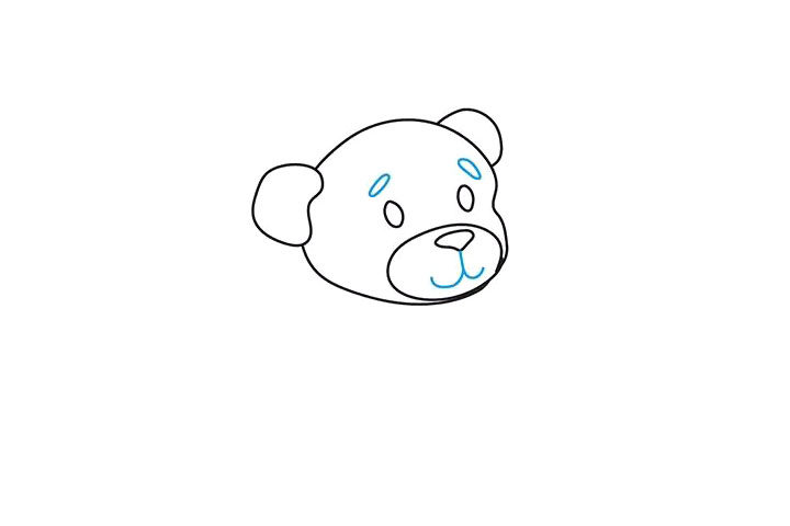 玩具熊怎么画