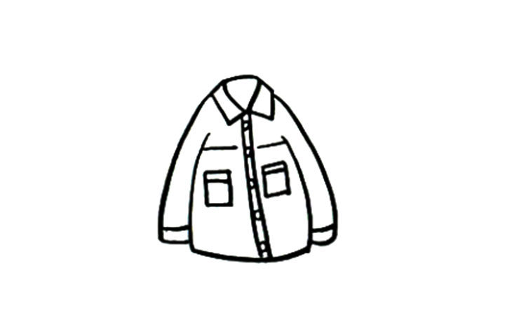 牛仔外套怎么画