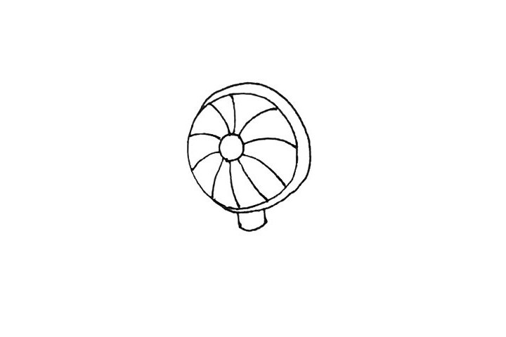 小太阳简笔画画法步骤