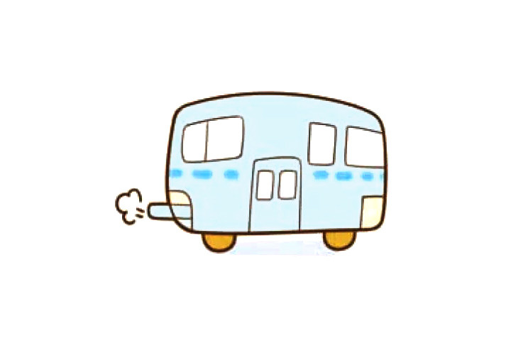 公共汽车怎么画