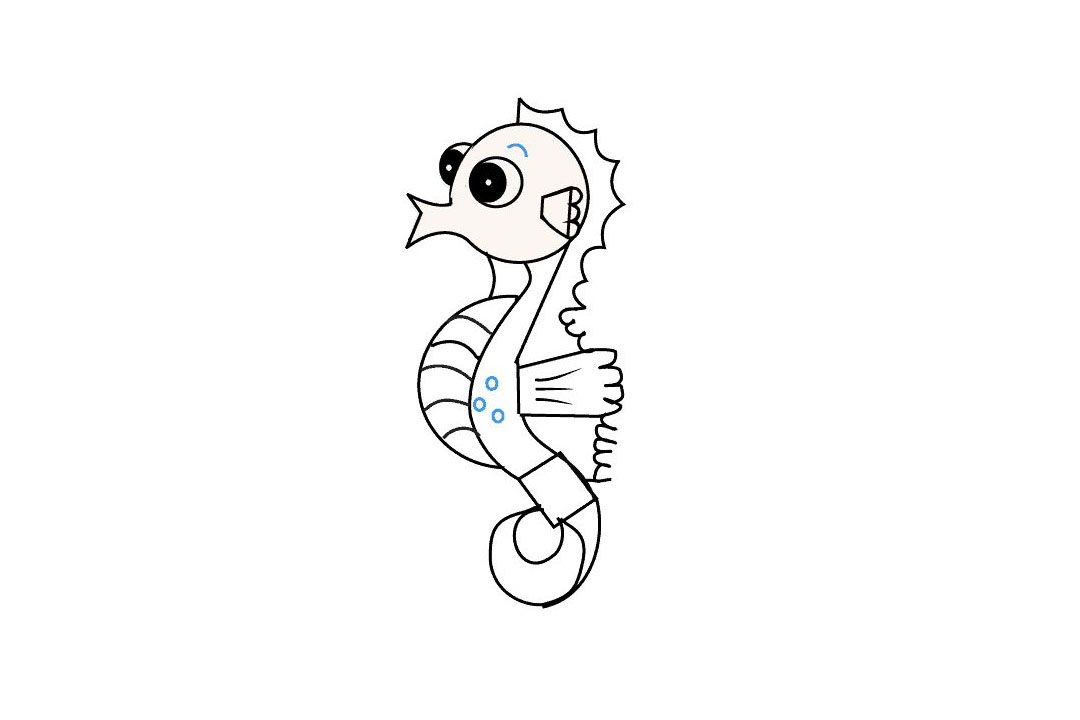 海马怎么画