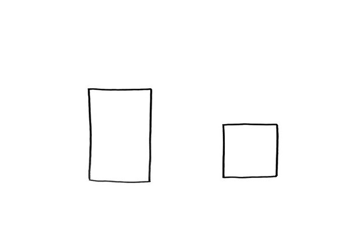 小镇简笔画画法步骤