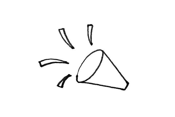 学画礼炮简笔画