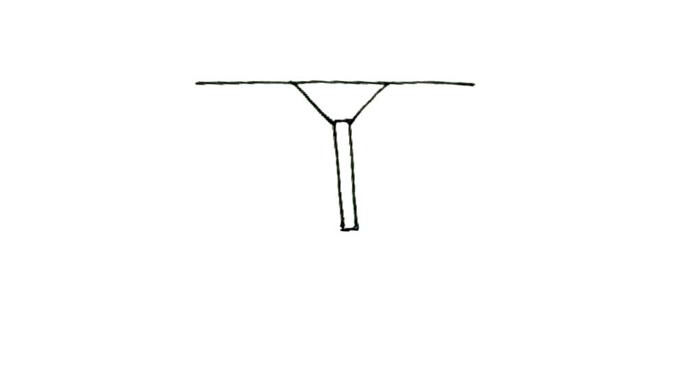 天平简笔画画法步骤