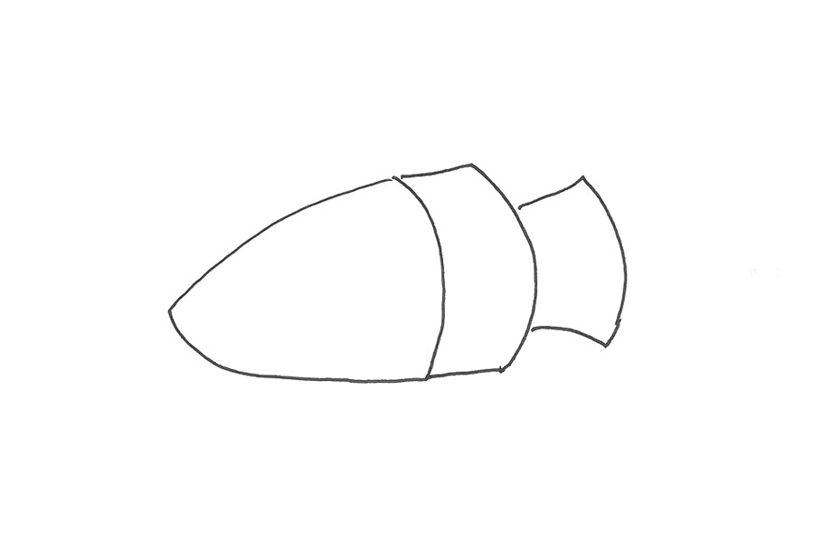 一步一步学画太空飞船简笔画