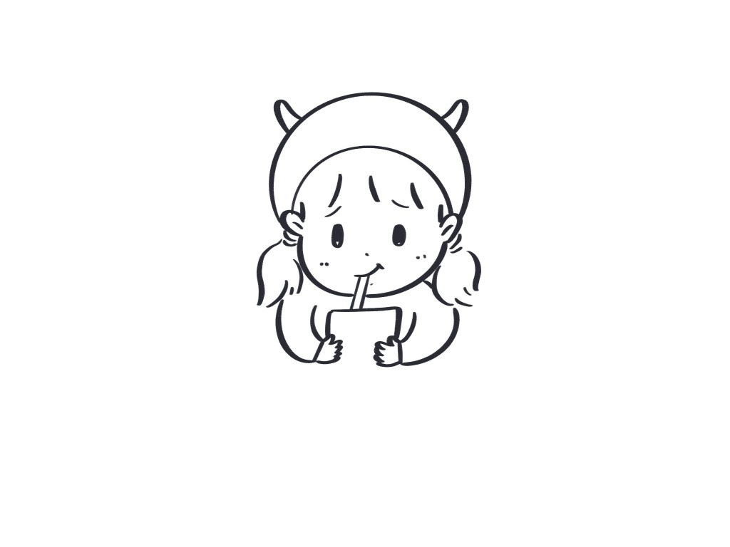 牛年发财简笔画