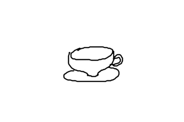 如何画一杯咖啡简笔画