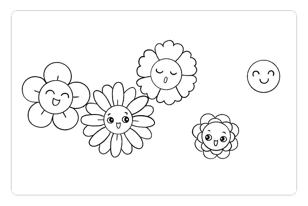 美丽的花园儿童画教程