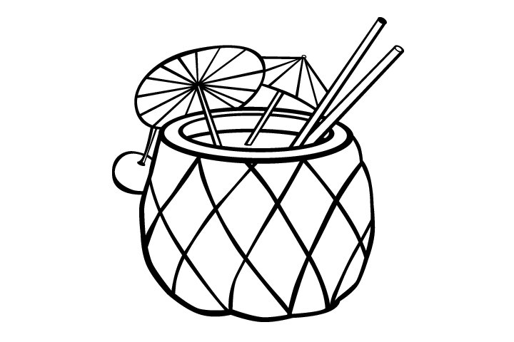 果汁饮料简笔画图片