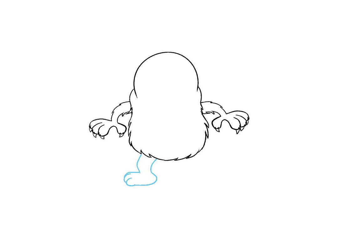 如何画卡通怪兽简笔画
