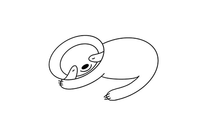 可爱树懒怎么画