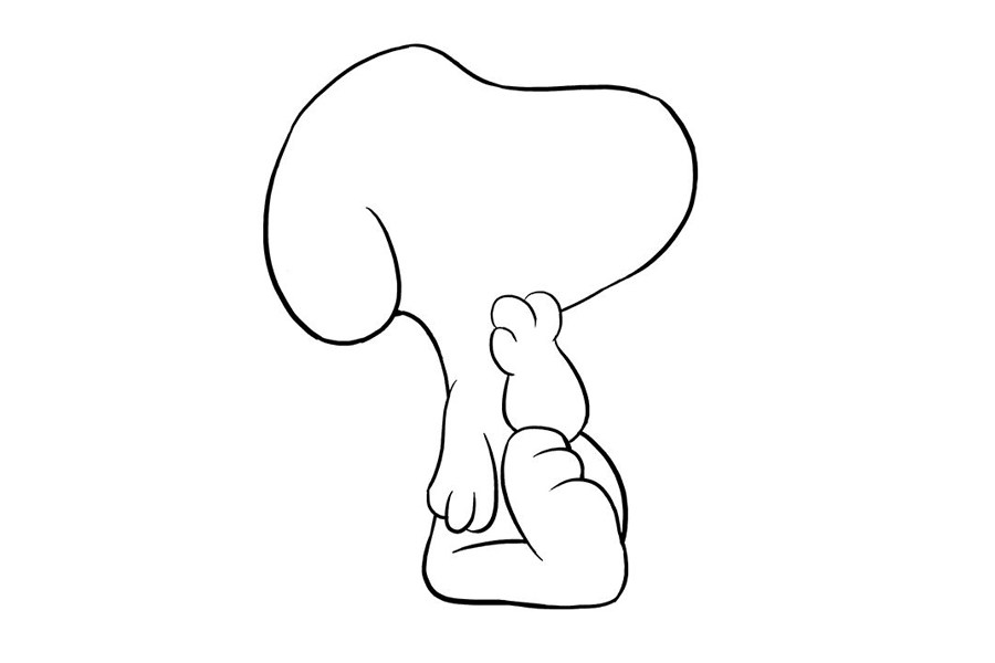 如何画史努比