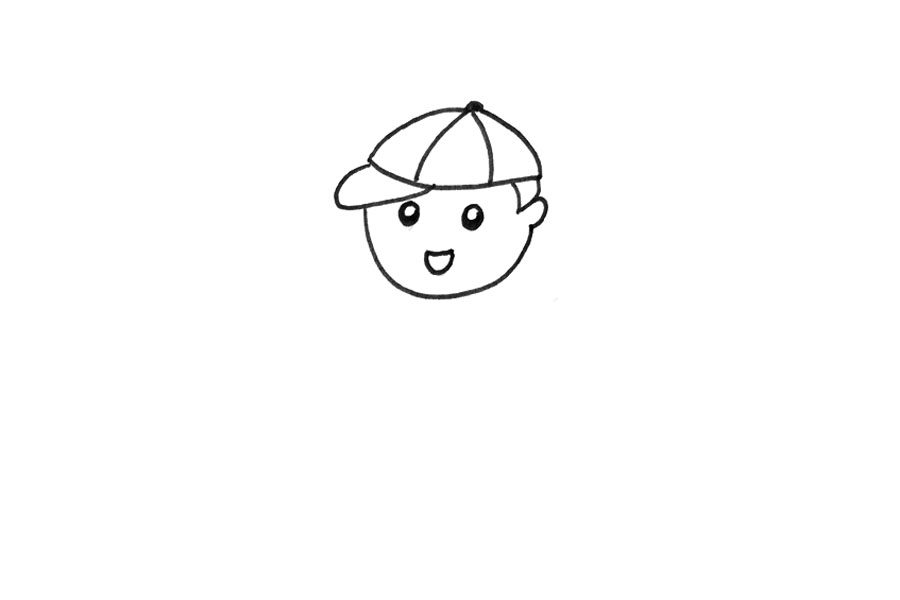 如何画可爱小学生