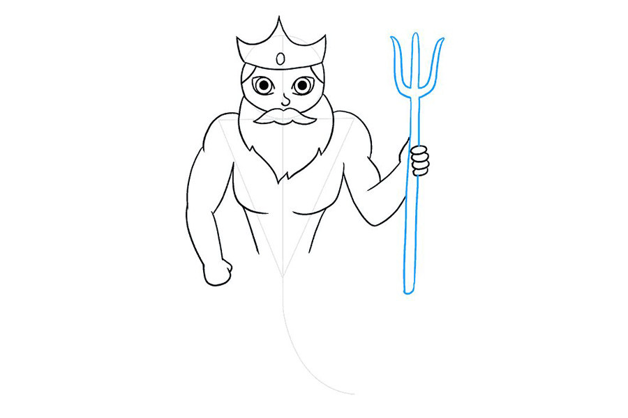 如何画海神