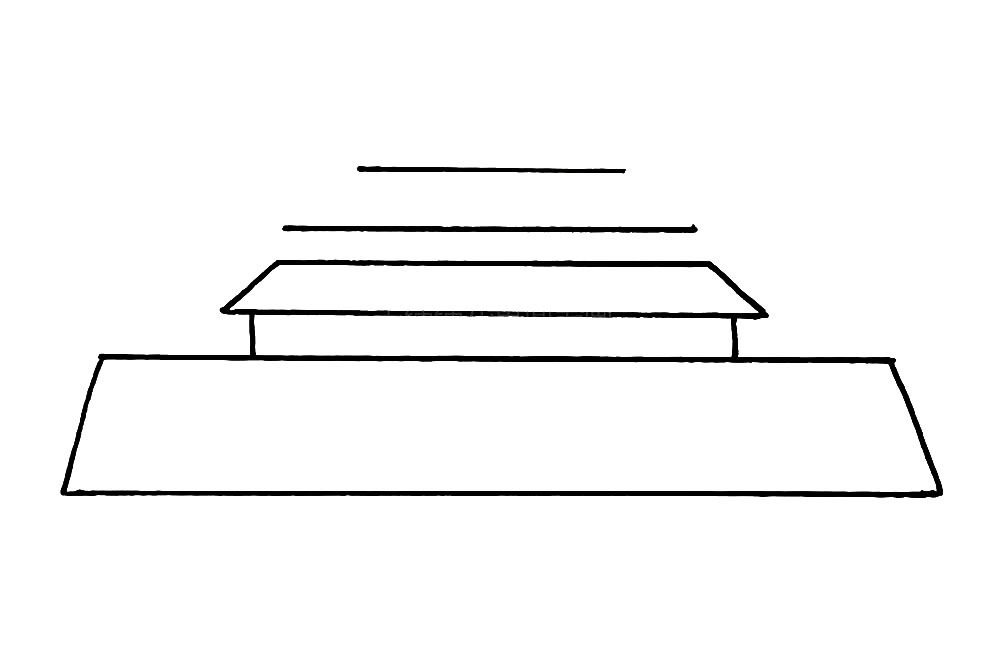 一学就会的天安门简笔画教程