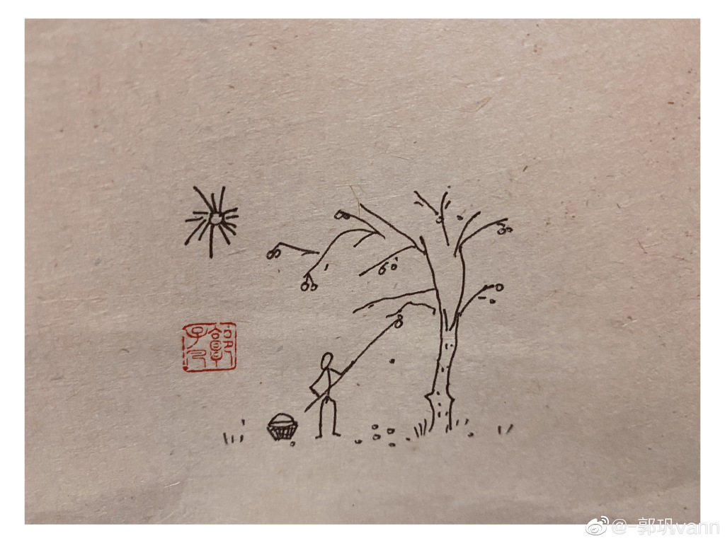 “夏首云物变，雨馀草木繁。·​​​​”夏日风景简笔画图片