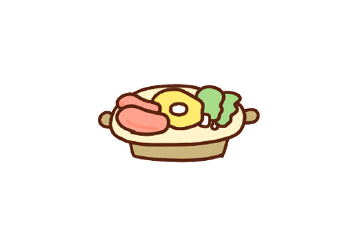 美食简笔画 烫菜怎么画