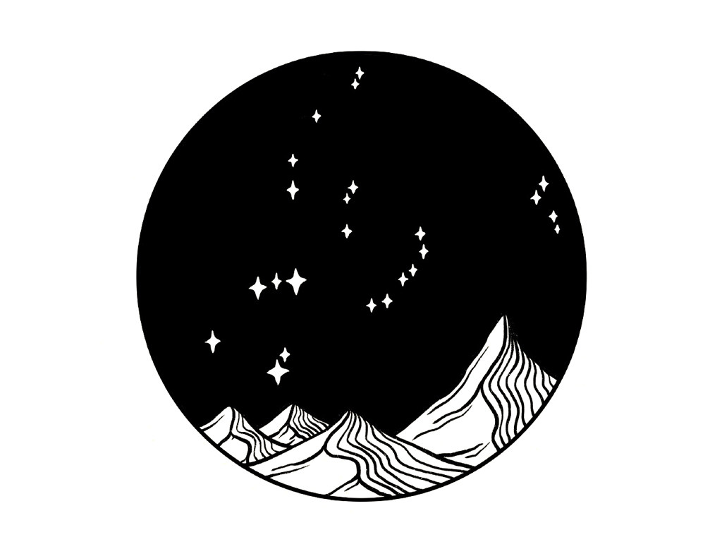 星空风景怎么画