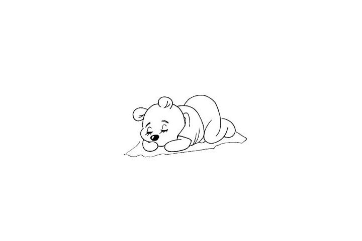 维尼熊简笔画画法教程