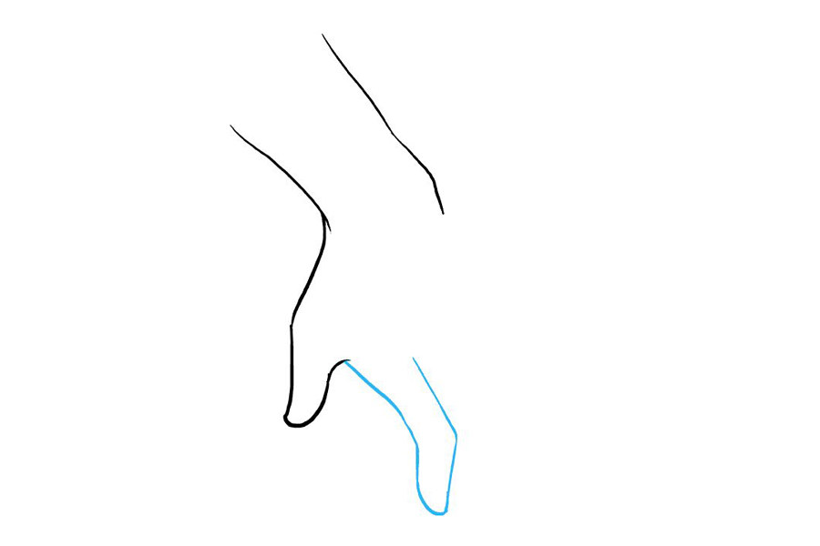 如何画牵手