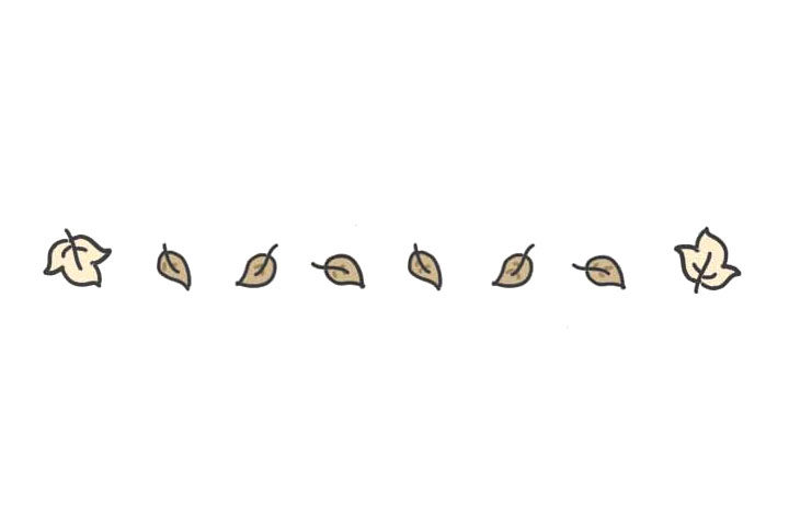 6种可爱的花边简笔画图片