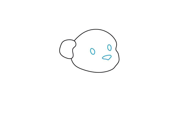 玩具熊怎么画
