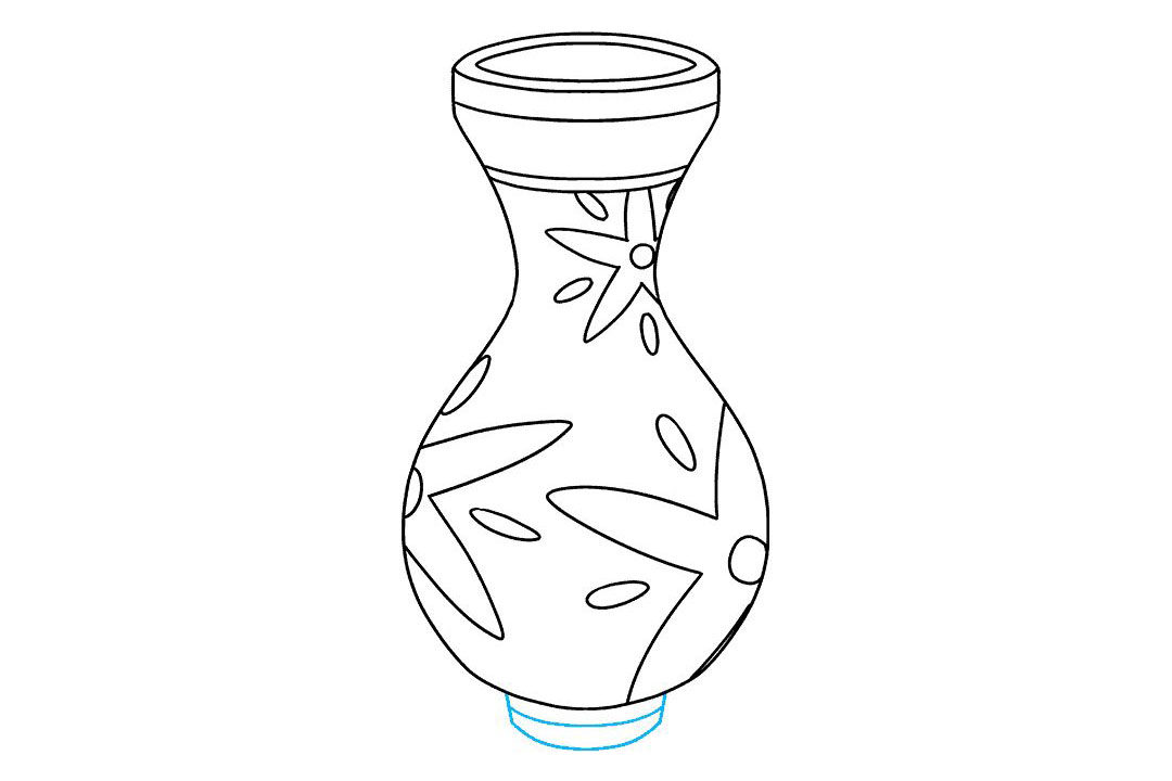 花瓶怎么画