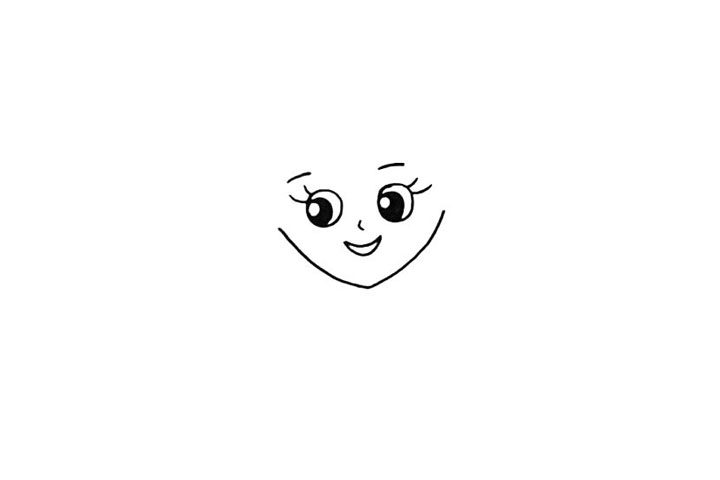 美人鱼简笔画画法教程