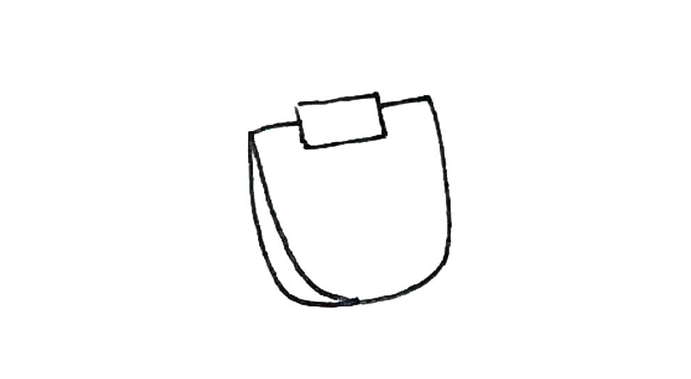 茶包简笔画画法
